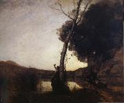 Corot Camille The morning star oil on canvas